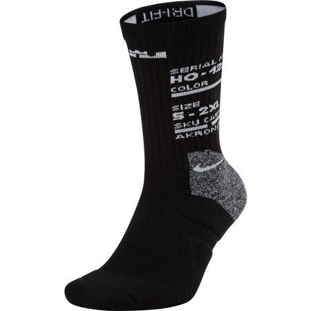 Nike LeBron Elite Basketball Crew Socks (010)