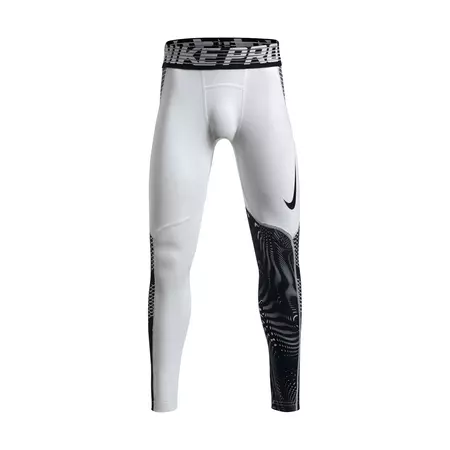 Nike Niño Pro HyperCool Tight Aop Boys (100/white/black)