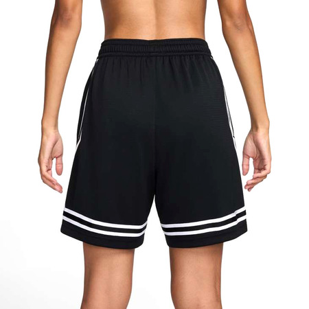 Nike Short Crossover Dri Fit 18 cm Mujer "Black/White"