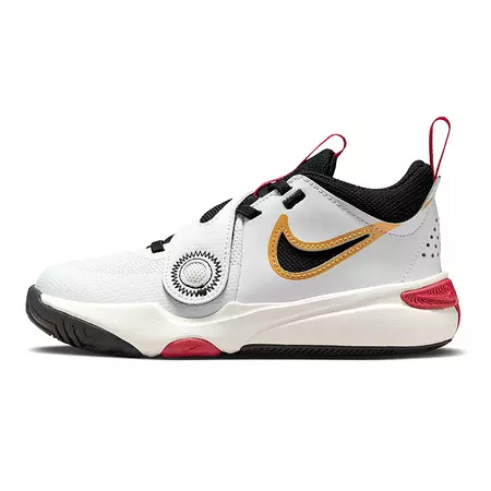 Nike Team Hustle D 11 (GS) "White Metallic Gold"