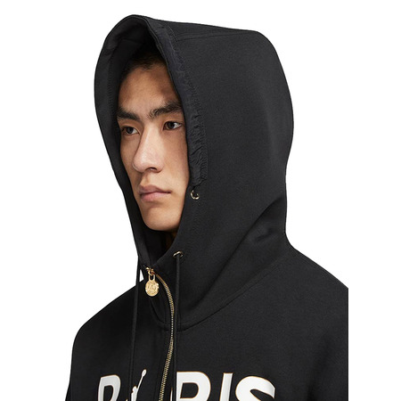 Paris Saint-Germain Full-Zip Travel Fleece "Black"