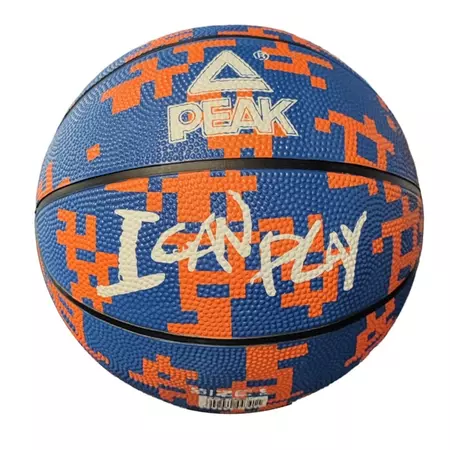 Peak Basketaball Ball "I Cam Play Blue-Orange" (Size 7)