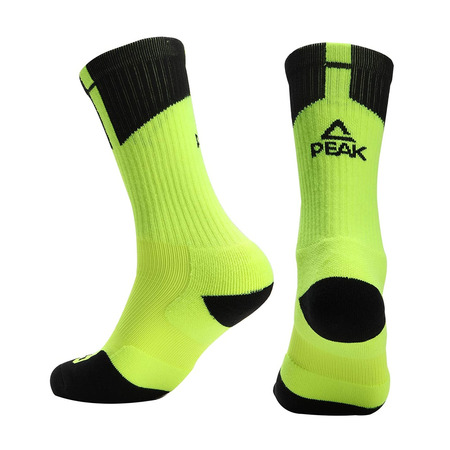 Peak Sport Basketaball Socks 1PP "Fluorgreen"