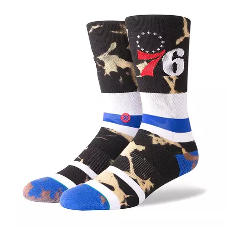 Philadelphia 76ers Acid Wash Socks