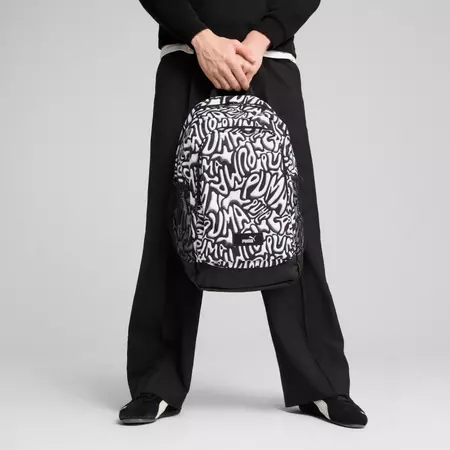 PUMA ACADEMY AOP Backpack "Black-Grafiti"