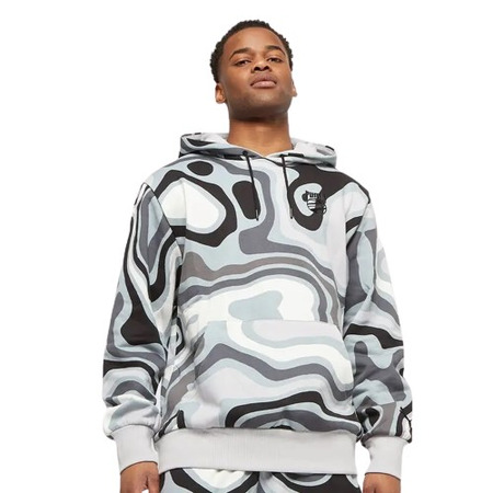 Puma Basketball Booster Ralph Print Hoodie "Grey"