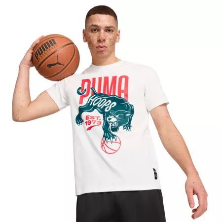 Puma Basketball Winning Shot Tee 2 "White"