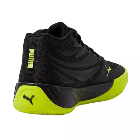 Puma Court Pro Junior "Black Electric Lima"