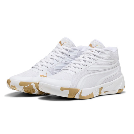 Puma Court Pro Marble Junior "White Matte Gold"