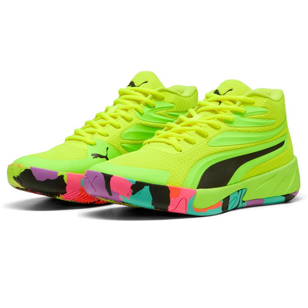 Puma Court Pro Marble "Yellow Alert-Green Glare"