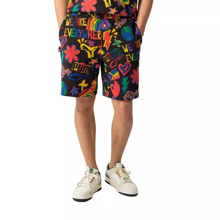 Puma DOWNTOWN PRIDE AOP Shorts "Multicolor"