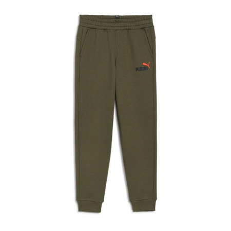 Puma Junior ESS+ 2 Col Logo Pants FL cl B "Dark Olive"