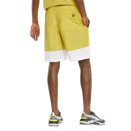 Puma Power Colorblock Woven Shorts 9" "Bamboo"