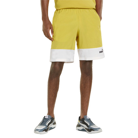 Puma Power Colorblock Woven Shorts 9" "Bamboo"