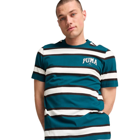 PUMA SQUAD Stripe AOP Tee "Cold Green"