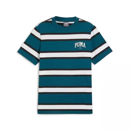 PUMA SQUAD Stripe AOP Tee "Cold Green"