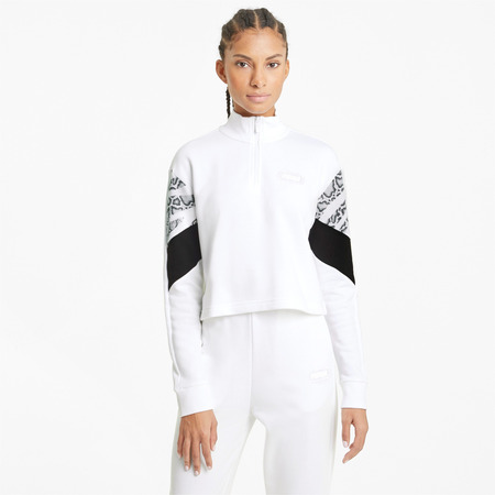 Puma Wn´s Rebel Half-Zip Crew "White"