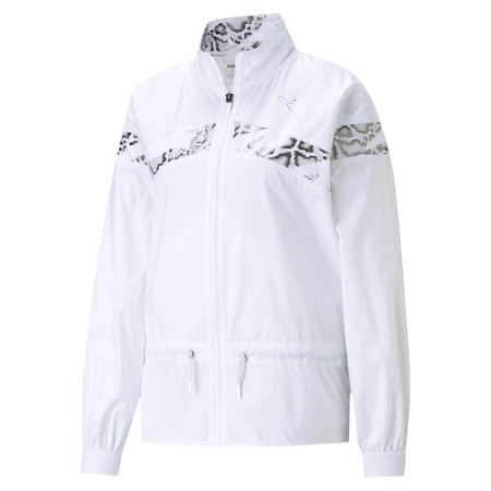 Puma Wn´s Train Untamed Woven Jacket "Snake White-Silver"