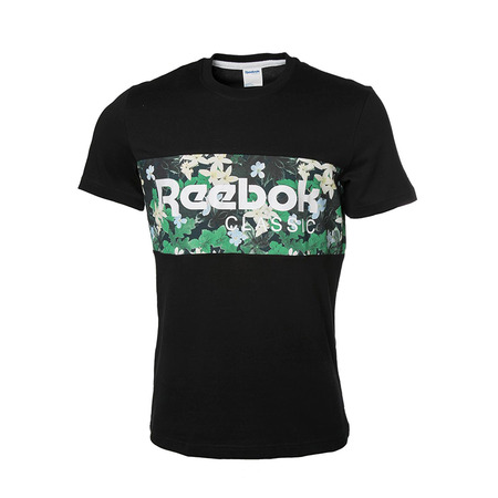 Reebok Classic Camiseta Foundation Archive Stripe (negro)