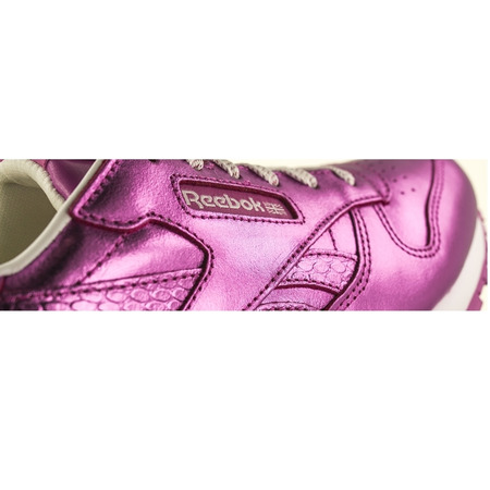 Reebok Classic Leather Metallic Charger Pink Junior