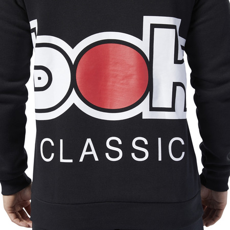 Reebok Classics International Red Button Sweatshirt