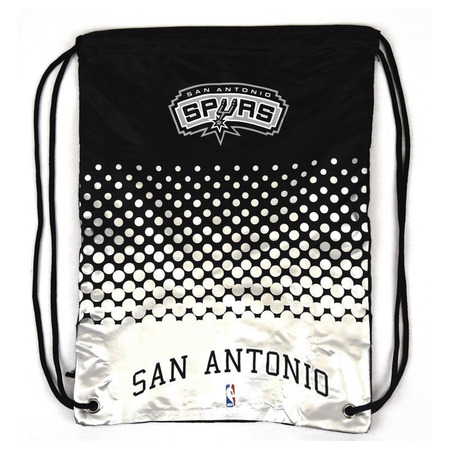 San Antonio Spurs Drawstring Gym Bag (black/silver)