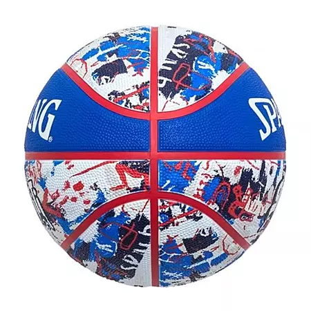 Balón Spalding Blue Red Graffiti Sz7 Rubber (Talla 7)