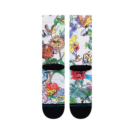 Stance Casual Disney Alice in Wonderland Golden Afternoon Crew Socks