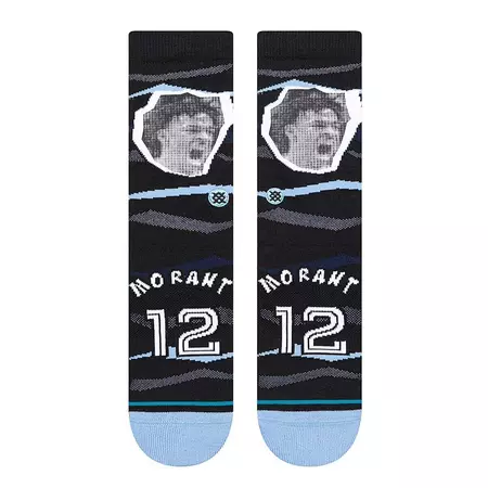 Stance Casual Faxed Ja Morant Crew Socks