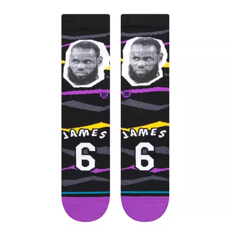 Stance Casual Faxed Lebron 23 Crew Socks