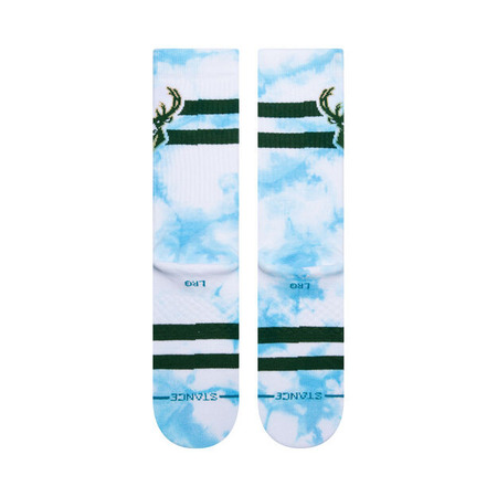 Stance Casual NBA Bucks Dyed Crew Socks "Blue"