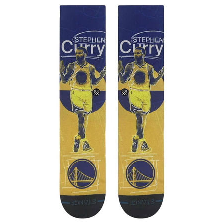 Stance Casual NBA Golden State Warriors Steph Curry Pasted Socks