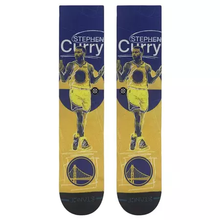 Stance Casual NBA Golden State Warriors Steph Curry Pasted Socks