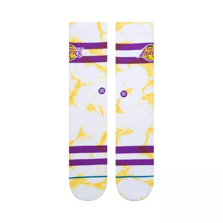 Stance Casual NBA Lakers Dyed Crew Socks "Gold