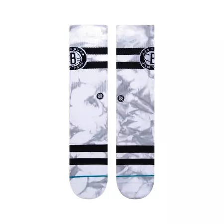 Stance Casual NBA Nets Dyed Crew Socks "Grey"