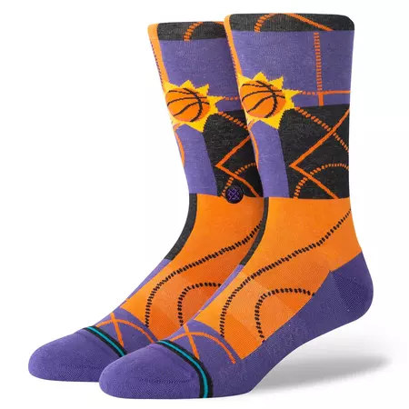 Stance Casual NBA Zone PHX Crew Socks