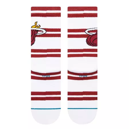 Stance Casual Prep Miami Heat Crew Socks