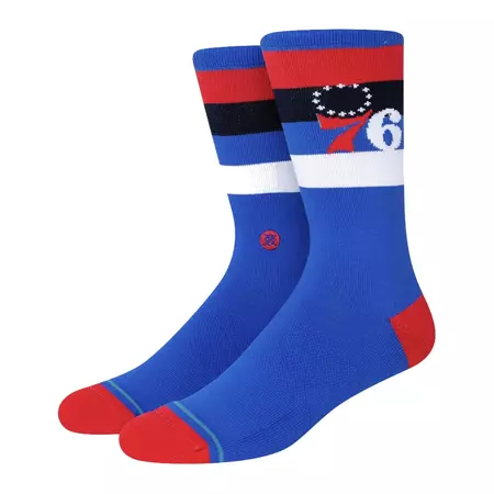 Stance NBA Casual 76ERS ST Crew Socks