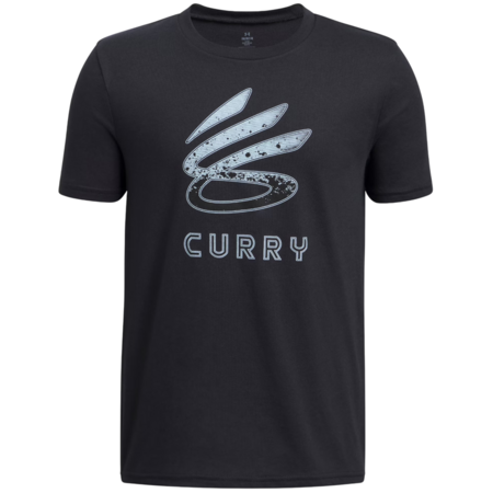 UA Boys' Curry Logo Tee "Black"