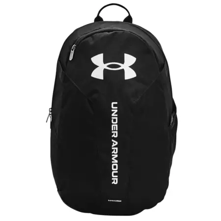 UA Hustle Lite Backpack "Black-Metallic Silver"