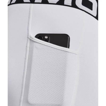 UA Men's ColdGear® Armour Leggings "White"