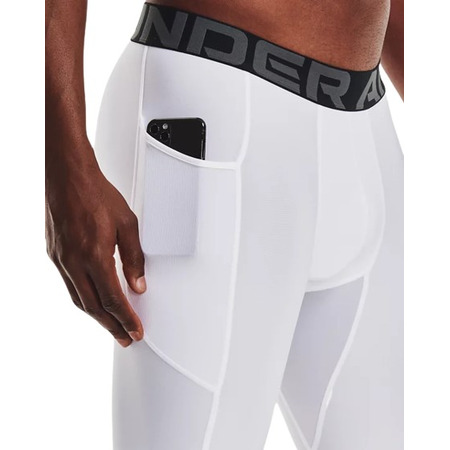 UA Men's HeatGear® Armour Pocket Long Short "White"