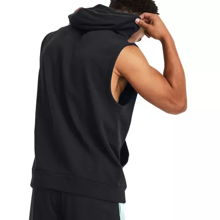 Under Armour Men's Curry Fleece Sleeveless Hoodie "Black"