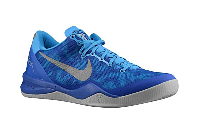 Nike Kobe 8 System Blue Glow / Strata Grey / Royal Bleu 555035-400 Size 14