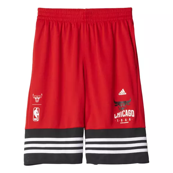 Adidas Basic Short Chicago Bulls Niñ@ (rojo/negro)