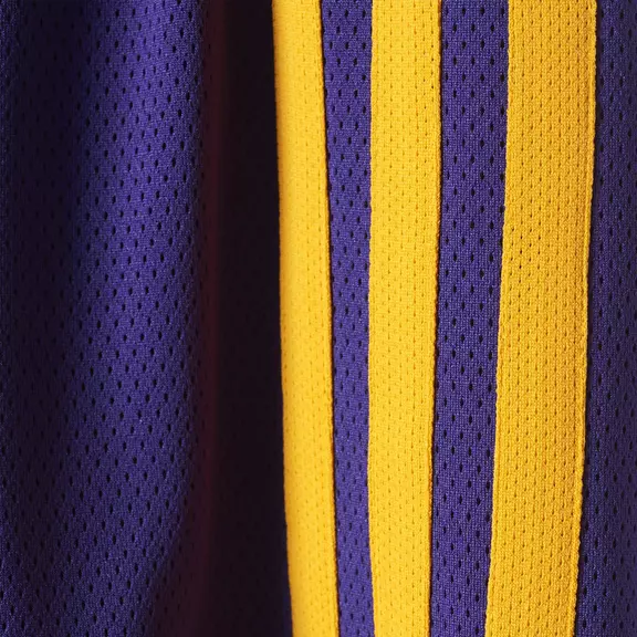 Adidas NBA Short Summer Run Lakers (purpura/amarillo/negro)