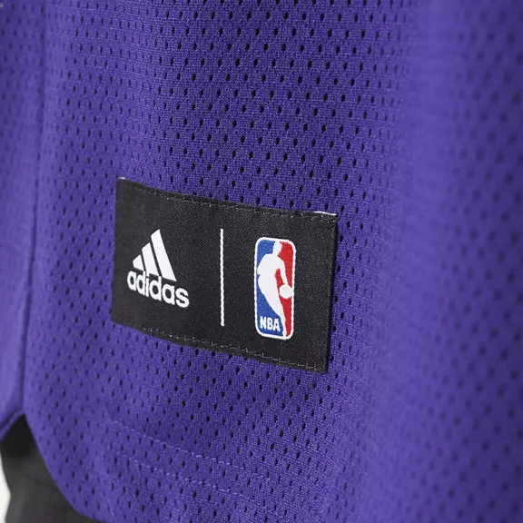 Adidas NBA Short Summer Run Lakers (purpura/amarillo/negro)