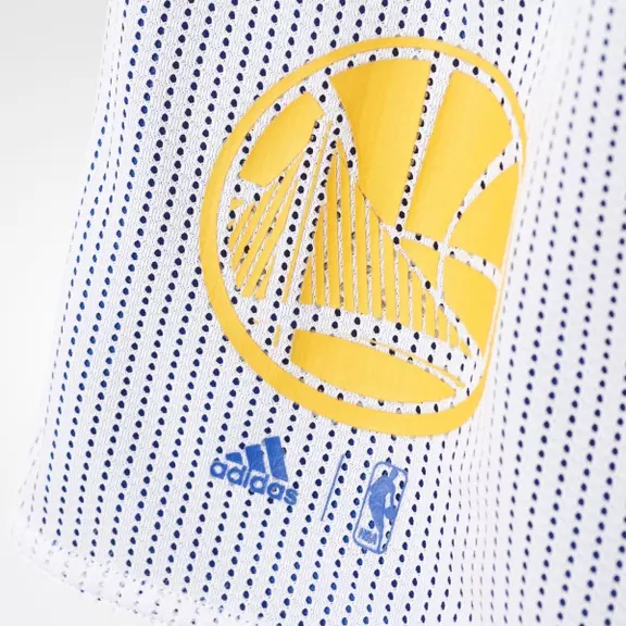 Adidas NBA Youth Winter Hoops Rev Short Golden State Warriors (azul/amarillo/blanco)