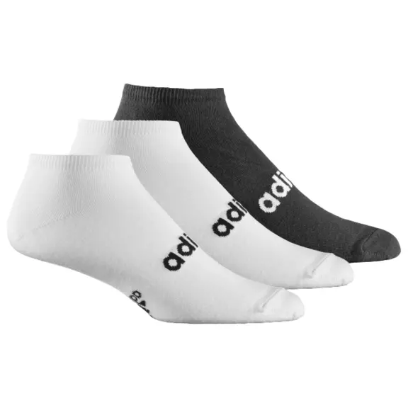 Adidas Calcetines LINEAL LINER T (Blanco/Negro)