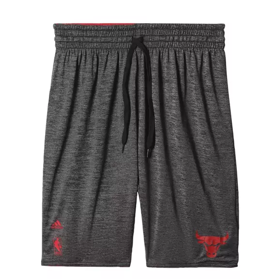 Adidas NBA Short  Chicago Bulls Winter Hoops Rev (rojo/gris)